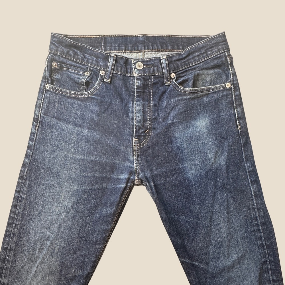 Levi's 511 Jeans Mens 32x36 (31x32) Slim Blue Indigo Dark Wash Stretch Denim